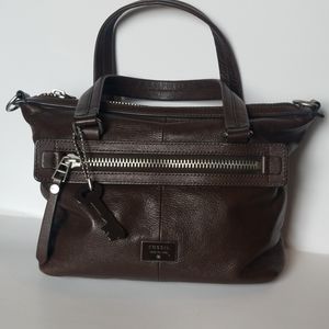 NWT! $200 FOSSIL DAWSON SATCHEL